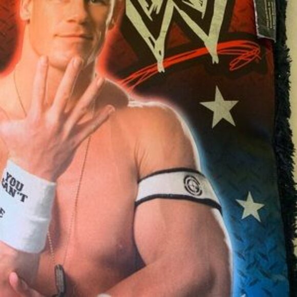 WWE John Cena Triple H Throw Pillow - Picture 3 of 5